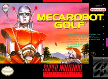 Mecarobot Golf (USA) box cover front